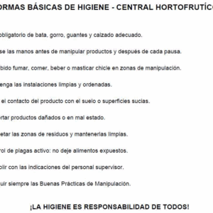 NORMAS DE HIGIENE