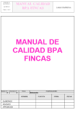 MANUAL DE CALIDAD PARA FINCAS BASICO