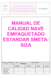 MANUAL DE CALIDAD PARA NAVES DE EMPAQUETADO PARA ESTÁNDAR SMETA
